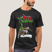 Anteater Xmas Decorations Santa Anteater Christm T-Shirt (Vorderseite)