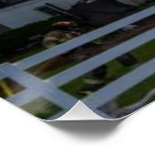 Antebellum Mansion | Feuer bricht Nottoway Resort  Poster (Ecke)