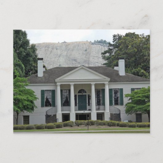 Antebellum Plantation House Stone Mountain Georgia Postkarte (Vorderseite)