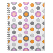 Anteckningsbok med Cirkulär-tryck Notizblock (Vorderseite)