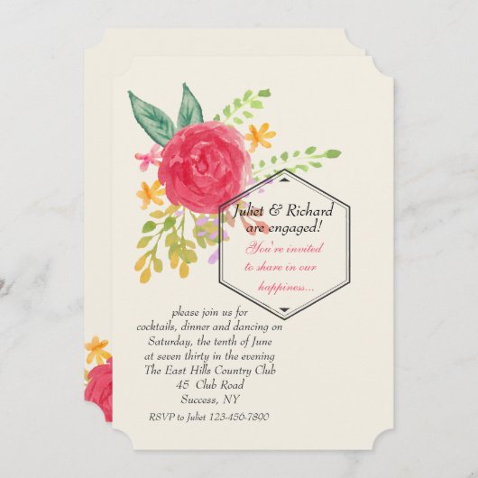 Anteil an unserer Freude Einladung (Vorne/Hinten)