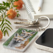 Anteil der Füchse Schlüsselanhänger (Vorderseite rechts)