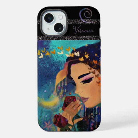 Anteil der Rose iPhone Hülle (Rückseite)