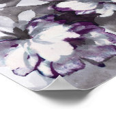 Anteil der Rose von Pflaumen Poster (Ecke)