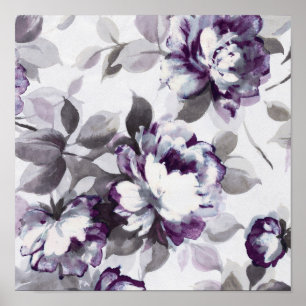 Anteil der Rose von Pflaumen Poster