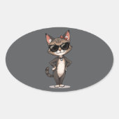 Anteile an der Unabhängigkeit Ovaler Aufkleber (Vorderseite)