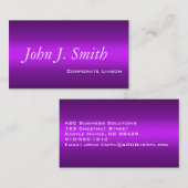 Anteile an Lila Standard-Visitenkarten Visitenkarte (Vorne/Hinten)