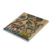 Antelope Animal Family Antibes HP Persian Repro Fliese (Seite)