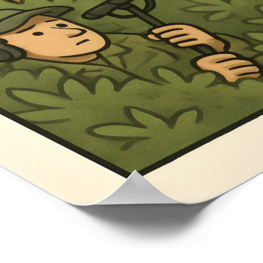 Antelope Anxiety Comic - Nature Documentary Spaß Poster (Ecke)