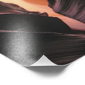 Antelope Canyon Abstrakt Page Arizona Foto Print (Ecke)