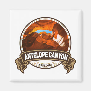 Antelope Canyon Arizona Abzeichen Magnet