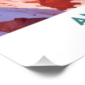 Antelope Canyon, Arizona, Amerika Poster (Ecke)