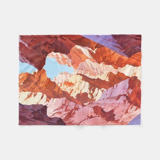 Antelope Canyon, Arizona Fleecedecke (Vorderseite (Horizontal))