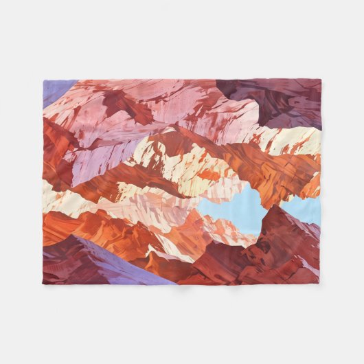 Antelope Canyon, Arizona Fleecedecke (Vorderseite (Horizontal))