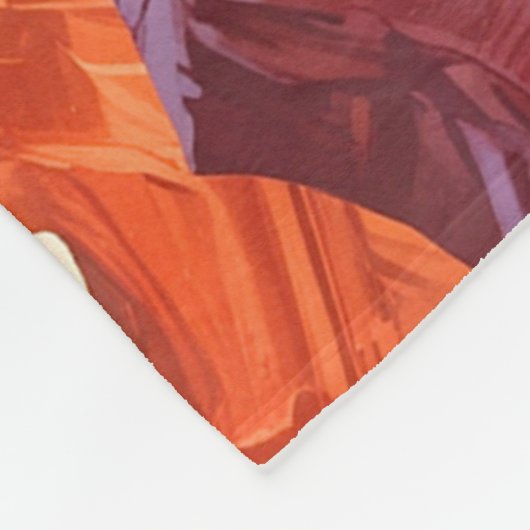 Antelope Canyon, Arizona Fleecedecke (Ecke)