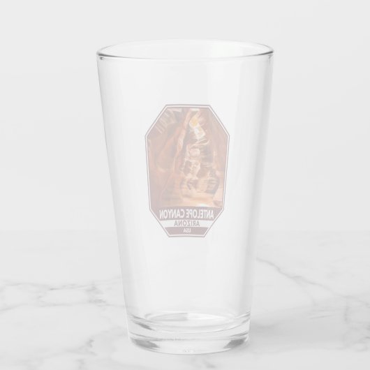 Antelope Canyon Arizona Glas (Rückseite)