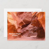 Antelope Canyon Arizona Natural Wonder Postkarte (Vorne/Hinten)