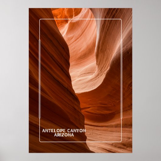 Antelope Canyon, Arizona Poster (Vorne)