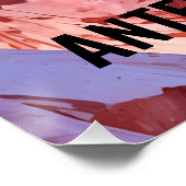 Antelope Canyon, Arizona Poster (Ecke)