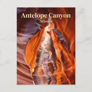 Antelope Canyon Arizona Postkarte