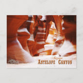Antelope Canyon, Arizona Postkarte (Vorderseite)