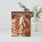 Antelope Canyon Arizona Postkarte (Stehend Vorderseite)