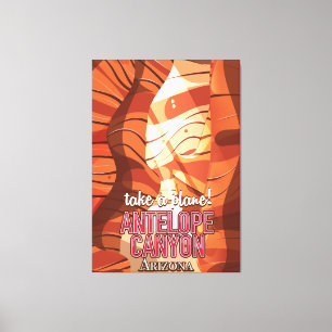 Antelope Canyon Arizona Reiseplakat Leinwanddruck