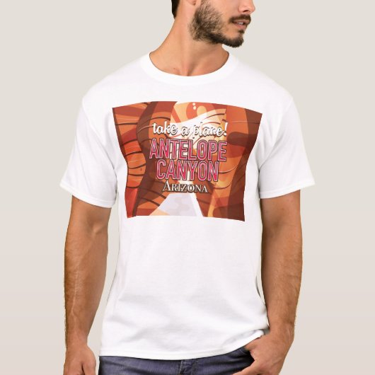 Antelope Canyon Arizona Reiseplakat. T-Shirt (Vorderseite)