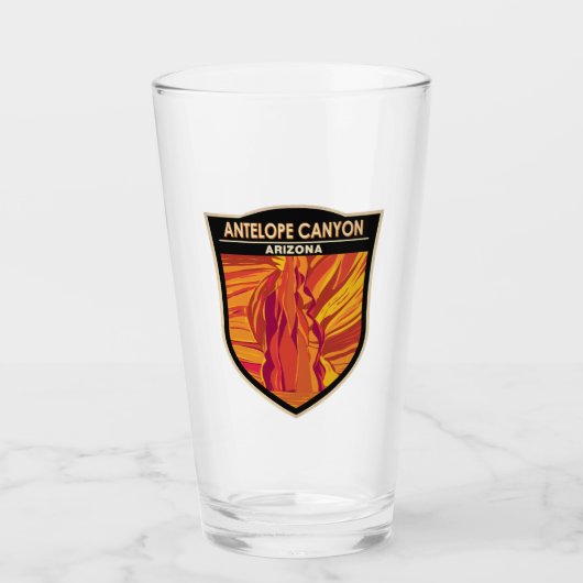 Antelope Canyon Arizona Vintage Glas (Vorderseite)