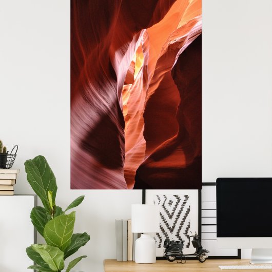 Antelope Canyon, AZ Poster (Heimbüro)