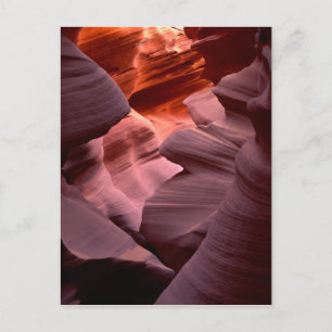Antelope Canyon Formationen Postkarte