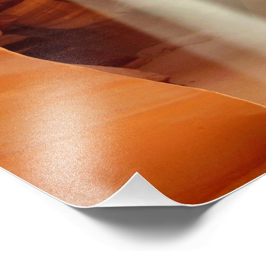 Antelope Canyon Fotodruck (Ecke)