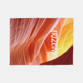 Antelope Canyon in Arizona Fleecedecke (Vorderseite (Horizontal))