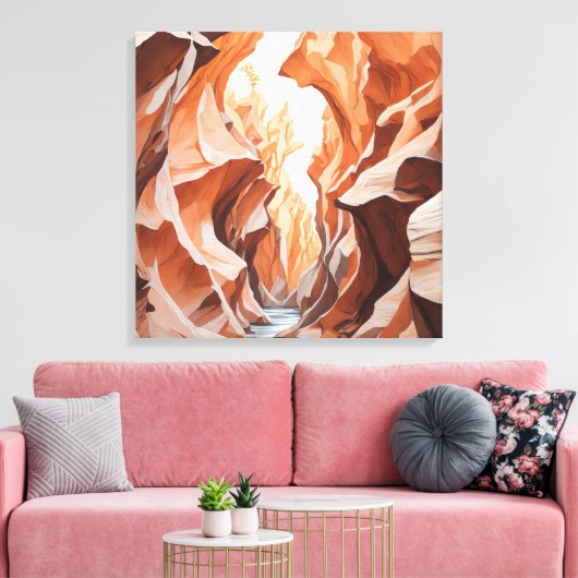 Antelope Canyon Leinwanddruck (Insitu (Wohnzimmer))