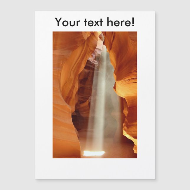 Antelope Canyon Magnetkarte (Vorderseite)
