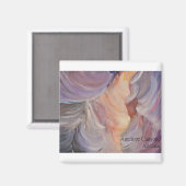 Antelope Canyon Malerei in Öl Magnet (Vorderseite/Rückseite)