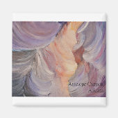 Antelope Canyon Malerei in Öl Magnet (Vorne)