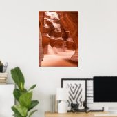 Antelope Canyon, Naturally Lit Poster (Heimbüro)