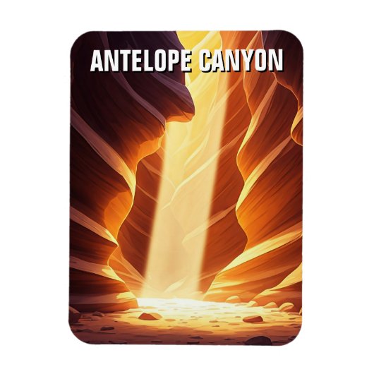 Antelope Canyon Navajo Nation Souvenir Magnet (Vertikal)