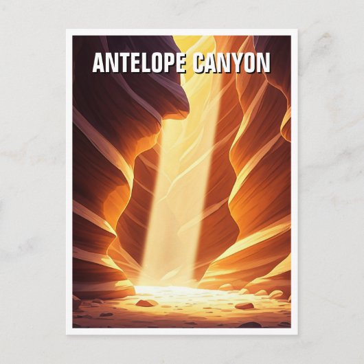 Antelope Canyon Navajo Nation Souvenir Postkarte (Vorderseite)