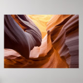 Antelope Canyon oder Corkschraube Canyon, Arizona. Poster (Vorne)