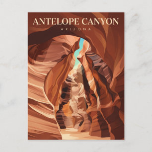 Antelope Canyon Page Arizona Postkarte