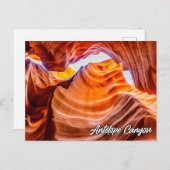 Antelope Canyon, Page, Arizona Postkarte (Vorne/Hinten)