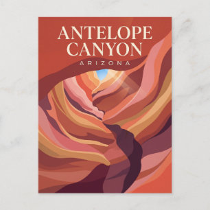 Antelope Canyon Page Arizona Postkarte