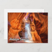 Antelope Canyon, Page, Arizona, USA Postkarte (Vorne/Hinten)