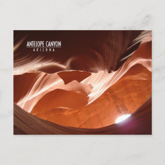 Antelope Canyon Postcard Feiertagspostkarte