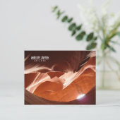 Antelope Canyon Postcard Feiertagspostkarte (Stehend Vorderseite)