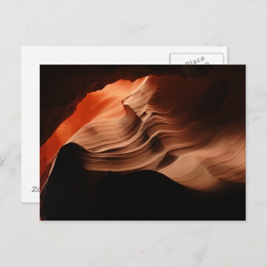 Antelope Canyon Postcard Postkarte (Vorne/Hinten)