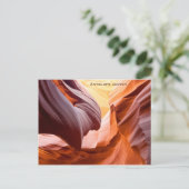 "Antelope canyon" Postkarte (Stehend Vorderseite)