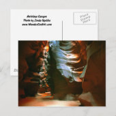 Antelope Canyon Postkarte (Vorne/Hinten)